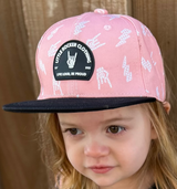 Bolted Bones (Pink) Snapback