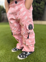 Bolted Bones Baggy Jeans (Pink)