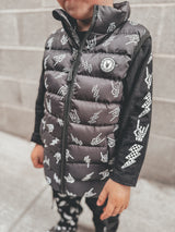 Bolted Bones Puffer Vest
