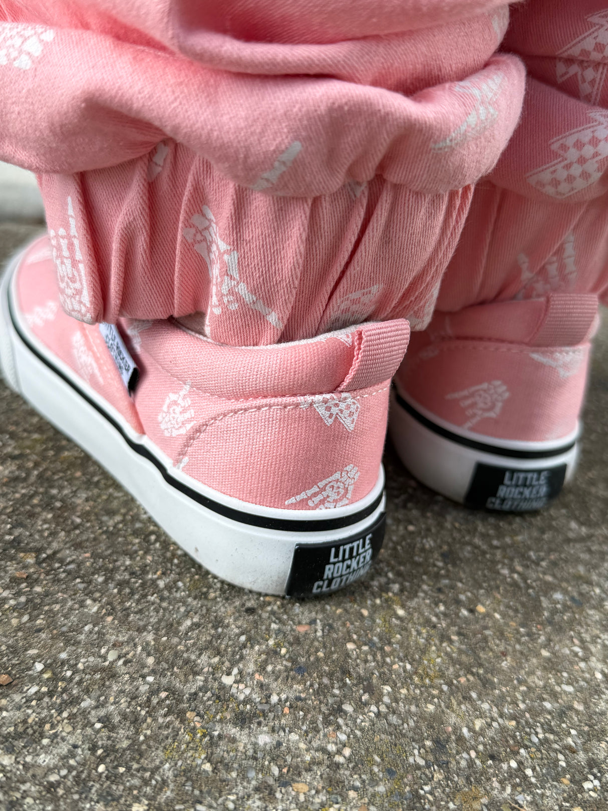 Canvas Slip On Shoes – Bolted Bones - Pink