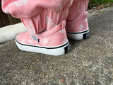 Canvas Slip On Shoes – Bolted Bones - Pink