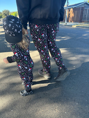 Not So Silent Night Adult Bamboo Joggers