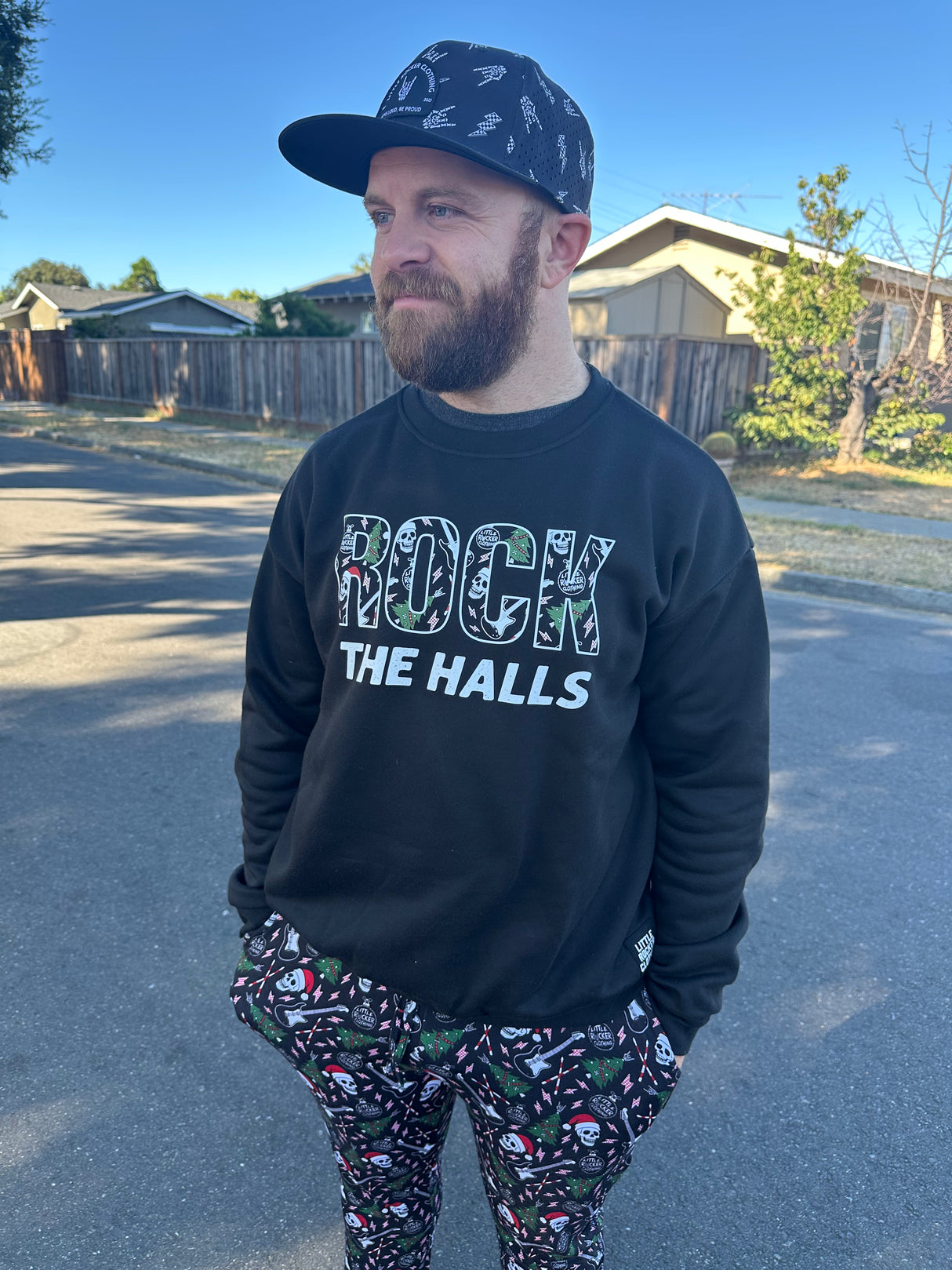 Rock The Halls Crew Neck - Adults
