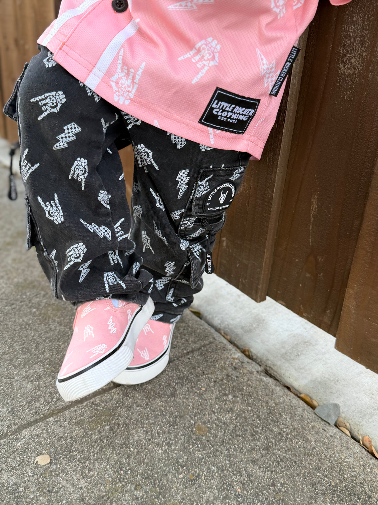 Canvas Slip On Shoes – Bolted Bones - Pink