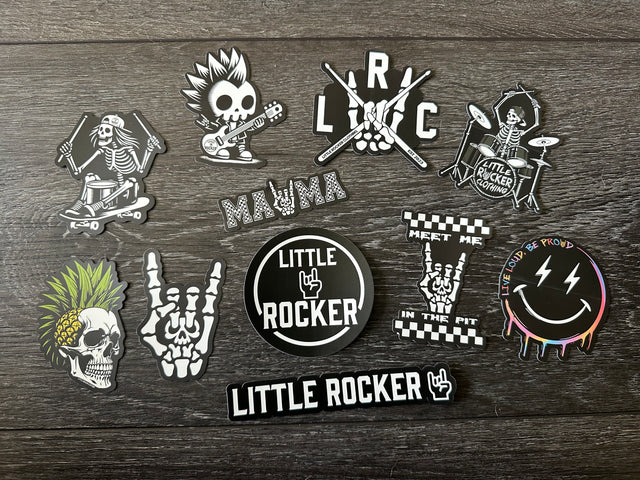 Ltkka Rocker Patch Sticker Pack Kids | Little Rocker Clothing