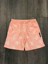 Mosh Pit Mesh Shorts – Pink Bolted Bones (Adult)