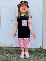 Mosh Pit Mesh Shorts - Pink Bolted Bones
