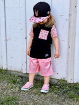 Mosh Pit Mesh Shorts - Pink Bolted Bones