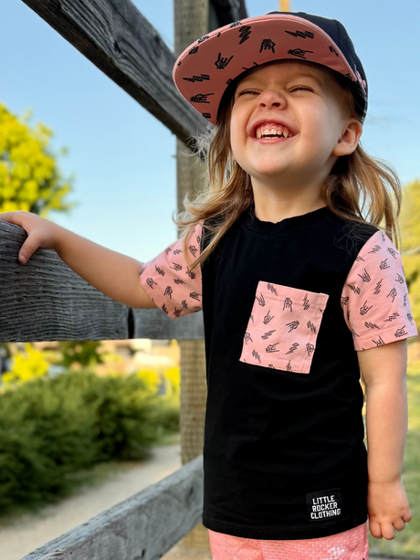 Bolted Bones (Pink) Pocket Short Sleeve