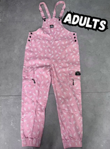 Pitstop Overalls – Bolted Bones (Pink) (Adult)