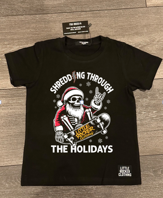 Shredding Through The Holidays Tee (Adult Oversized)