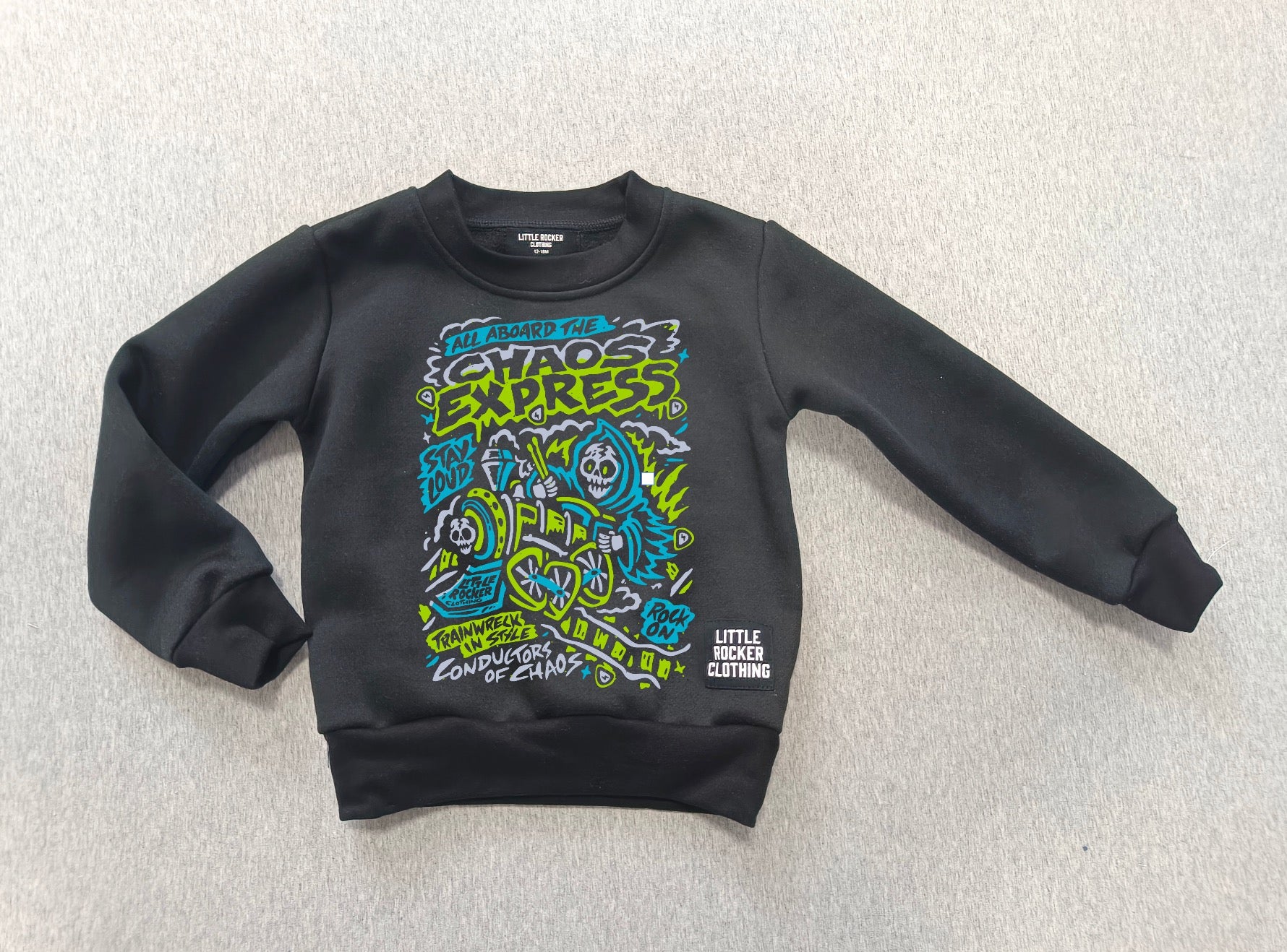 Chaos Express Crew Neck – Little Rocker Clothing