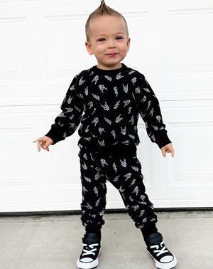 Bolted Bones Sweat Set