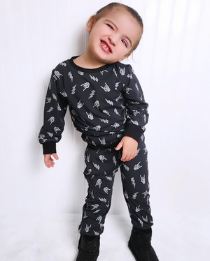 Bolted Bones Sweat Set