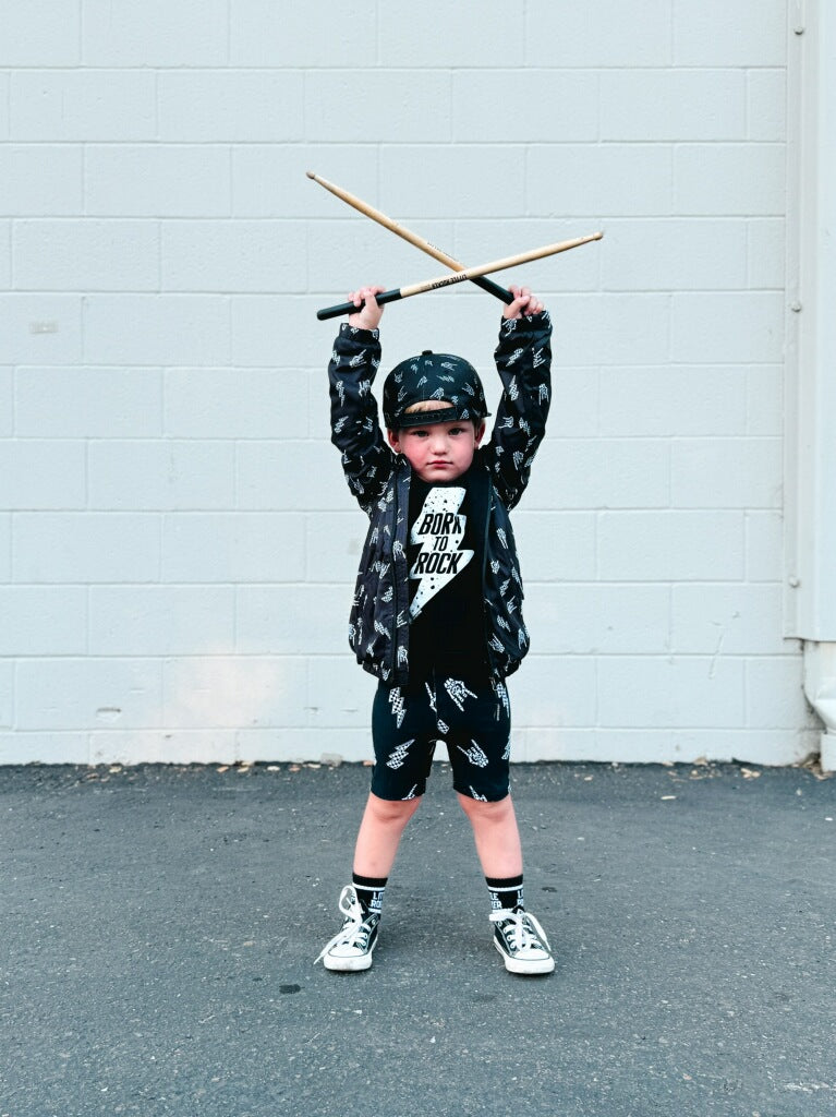 Bolted Bones Windbreaker - Live Loud, Be Proud